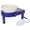 Blue + Steel, variant on Complete DIY Pottery Wheel for Adults & Beginners, 10 Inch Adjustable Speed Ceramic Clay Machine with Foot Pedal and Detachable Basin, Pink Art Craft Making Tool