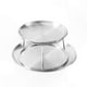 thumbnail image 1 of Double Stainless Steel Plate Set for Seafood, Cake, and Afternoon Tea Serving, 1 of 5