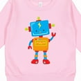 thumbnail image 3 of Inktastic Cute Robot, Colorful Robot, Funny Robot, Robotics Toddler Sweatshirt, 3 of 4