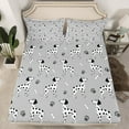 thumbnail image 2 of Manfei Cartoon Dalmatian Full Size Sheets 4-Piece, Pet Dog Paws Bed Sheets, Animal Theme Sheet Sets, Ultra Soft Home Decor, 2 of 6