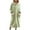 Green, variant on Women'S Robes Short Women's Flannel Hooded Bathrobe Cozy Loungewear with Long Shawl Collar and Bear Print Design