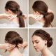 thumbnail image 1 of 6 horquillas de plástico negro para hacer moños de pelo para mujeres, moños para el pelo, para hacer moños torcidos, para hacer trenzas de donas para el cabello, moño hábil para el cabello, herramientas para el cabello para mujeres, niñas ZefeiWu 8390615030649, 1 of 1