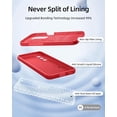thumbnail image 4 of [3 in 1 for Samsung Galaxy S22 Case, with Screen Protector, [Upgraded Enhanced Camera Protection][Microfiber Lining] Shockproof Liquid Silicone Phone Case for Samsung Galaxy S22. (Red), 4 of 12