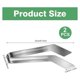 thumbnail image 3 of 2 Pcs Seedling Transplant Tongs- 8.7 Inch Stainless Steel Gardening Plants Transplant Tongs- Seedling Remove Transplant, 3 of 5