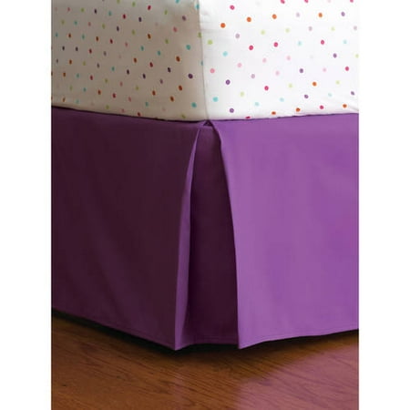 your zone solid microfiber bedding bed skirt