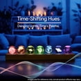 thumbnail image 4 of Luz nocturna NoelWink Planet Crystal Ball, 7 unidades con base LED, 4 of 7