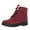 Red, variant on FRSASU Women Boots ,Snow Boots Flat-Heel Autumn and Winter Plus Size Cotton Short Women'S Boots