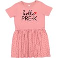 thumbnail image 3 of Inktastic Hello Pre-k Girls Toddler Dress, 3 of 5