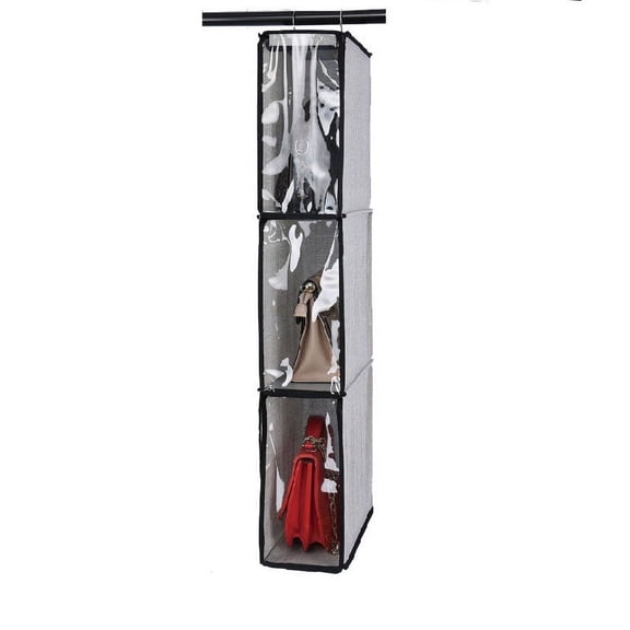Wovilon Storage Bags 1Pc Handbag Organizer Homewares Nonwoven Hanging Closet Storage Bag