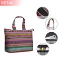thumbnail image 2 of Purple Boho Tribal Stripes and Hearts Pattern Travel Tote Bags for Women Carry On,Large Weekender Bags for Women Travel,Multi Functional Duffle Bag for Work,Shopping,Sports, 2 of 5