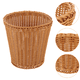 thumbnail image 2 of Cesta de residuos tejidos domésticos Canasta de ratán Moda de ratán Cesta de almacenamiento tejido de estilo tejido, 2 of 7