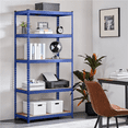 thumbnail image 7 of Topeakmart 4 Pieces of 5 Tiers Adjustable Metal Storage Shelving Stand, Blue, 7 of 7