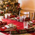 thumbnail image 3 of Yuarrent 12 paquetes de soporte de vajilla de Navidad decoraciones de de cena de Navidad calcetines de Navidad decoración cuchara tenedor bolsa para Kits de decoración para fiestas, 3 of 6