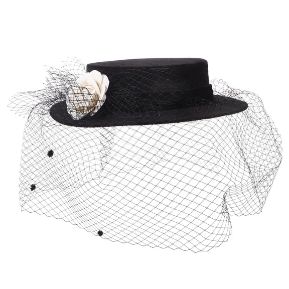 Toyvian costume hat for women Wide Brim Hat Velvet 1Set for Special Occasions