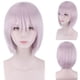 thumbnail image 1 of Peluca corta para cosplay, color morado claro, 35 cm, sintética, para todas las edades, 1 of 1