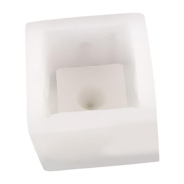 Moldes de silicona 3D para velas, moldes para jabón, moldes para fondant, duraderos para hacer velas DIY cubo L