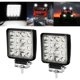 thumbnail image 1 of 2X 48W Proyector Phare de Travail 12V LED Carré LED Moto Spot Feux Additionnels Offroad Lampe - Negro, 1 of 1