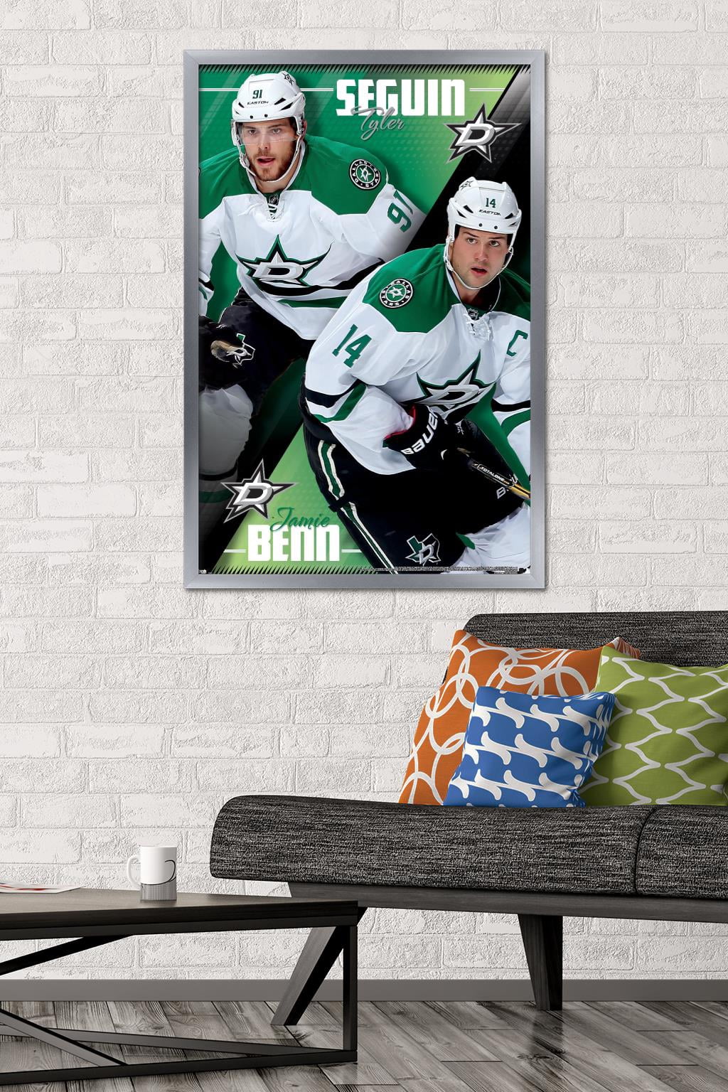 NHL Dallas Stars - Tyler Seguin and Jamie Benn 14 Wall Poster, 22.375" x 34", Framed