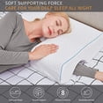 thumbnail image 2 of YIEMEEN Couples Pillow with Arm Rest Memory Foam Anti Hand Pressure Neck Pain Relief Arched Sleeping Cuddle Cervical Cushion for Side Sleepers, 2 of 11