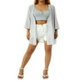 thumbnail image 1 of Cardigans pour Femmes Décontractés à devant Ouvert Légers pour la Plage, 1 of 8