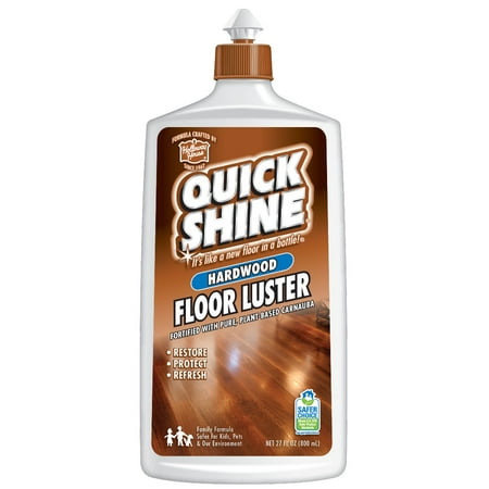 Quick Shine High Traffic Hardwood Floor Luster, 27 fl (Best Way To Remove Floor Wax)