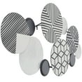 thumbnail image 5 of CosmoLiving by Cosmopolitan Black Metal Plate Wall Decor with Intricate Patterns, 5 of 7