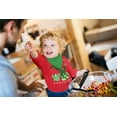 thumbnail image 2 of Old Glory Toddler Ugly Christmas Sweater Dragon Winter Long Sleeve T Shirt, 2 of 5