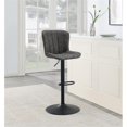 thumbnail image 2 of Tabouret Réglable Kirkdale Lot de 2 en Similicuir Charbon, 2 of 11