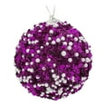 thumbnail image 1 of Navidad perla lentejuelas brillo adornos bola árbol de Navidad adorno decoración 8CM Wmkox8yii gf7731, 1 of 1