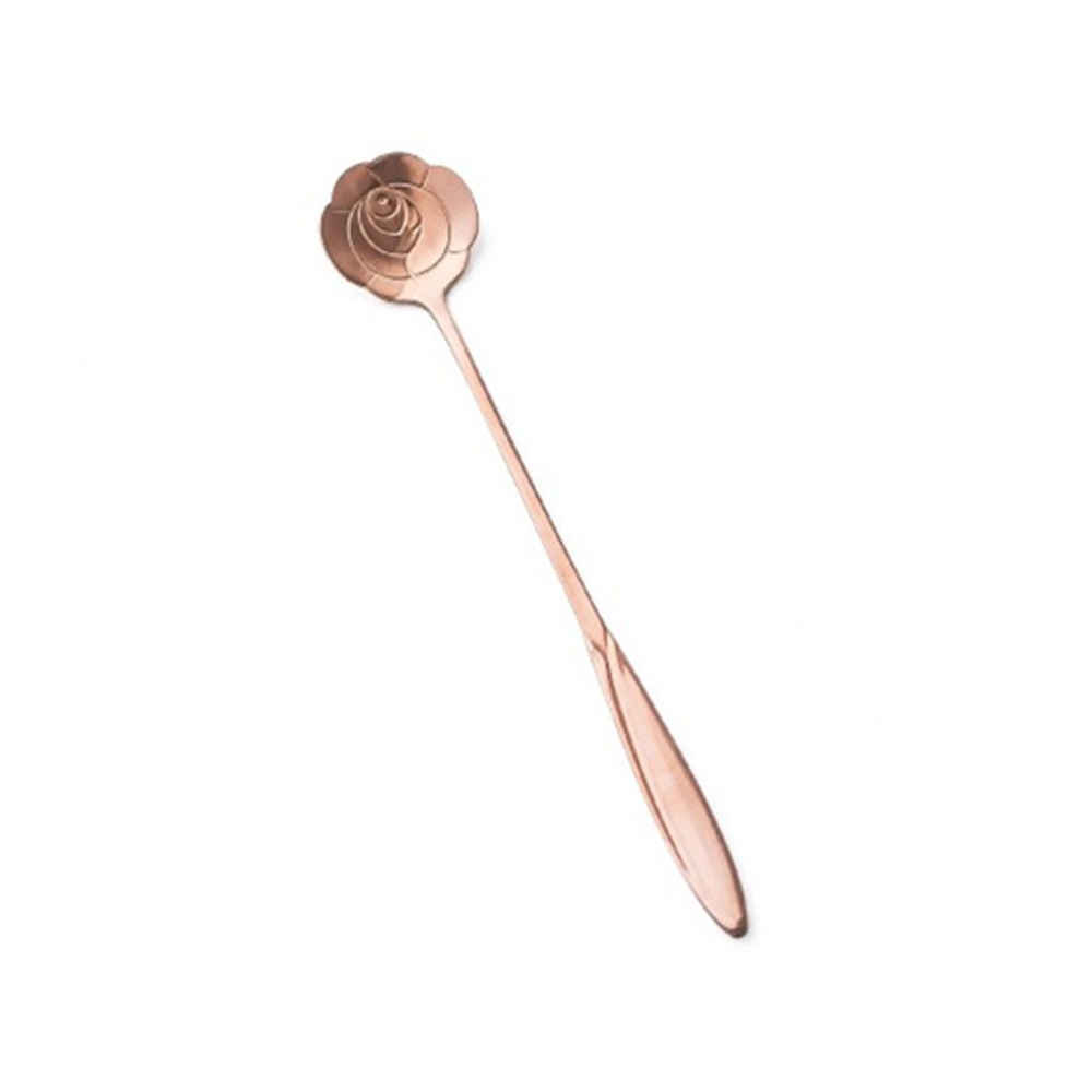 Stamens A Spoon,Long Handle Mixing Spoon 304 Stainless Steel Wine Coffee Stirring Spoon Stirring