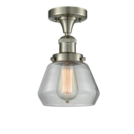 

Innovations Lighting 517-1Ch Fulton Fulton 1 Light 7 Wide Semi-Flush Ceiling Fixture -