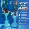 thumbnail image 2 of Taburete para piscina DUNNRITE de 61 cm sumergible para bar acuático, 2 of 8