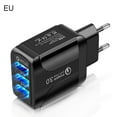 thumbnail image 1 of 3 USB Ports QC3.0 5.1A Fast Charging Phone Quick Charger Adapter EU/US Plug, 1 of 10