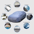 thumbnail image 2 of DASHIELD Ultimum Series Supreme Car Cover Waterproof for Automobiles Size C5 Fit for Sedan up to 180 inch Outdoor Indoor All Weather Gray, 2 of 7