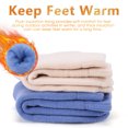 thumbnail image 2 of 4 Pairs Thick Thermal Heated Socks for Women Extreme Cold Weather Winter Warm Socks Soft Cozy  Crew Socks with Gifts Box, 2 of 6