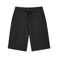 thumbnail image 4 of Womens Shorts 2026 Comfy Summer Drawstring High Waist Cotton Shorts with Pockets for Women Trendy by Yigetop Black S, 4 of 7