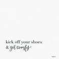 thumbnail image 2 of Imperfect Dust 12x12 Gold Ornate Wood Framed with Double Matting Museum Art Print Titled - Kick Off Your Shoes, 2 of 4