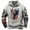 Gray, variant on Men's Western Aztec Hoodie 2025 ,American Flag Print Hooded Sweatshirt Big and Tall Cool Hoodies Loose Casual Pullover Sweatshirt with Front Pocket M - 3XL