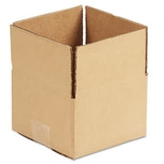 General Supply Brown Corrugated - Fixed-Depth Shipping Boxes, 6l x 6w x 4h, 25/Bundle -UFS664
