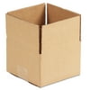 General Supply Brown Corrugated - Fixed-Depth Shipping Boxes, 6l x 6w x 4h, 25/Bundle