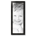 thumbnail image 2 of ArtToFrames 12" x 33" Honors Black with Silver Picture Frame, 12x33 inch Black Wood Poster Frame (WOM-5157),  Pack, 2 of 7