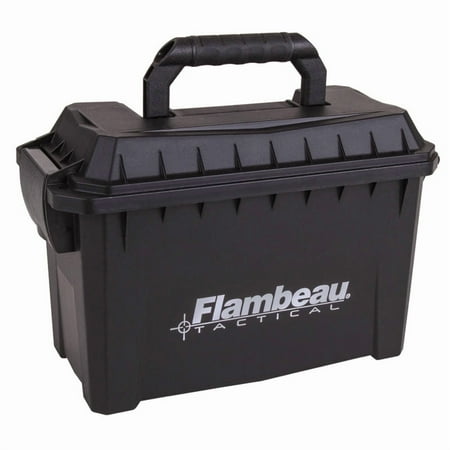 6415SB Compact Ammo Can Portable Ammo Storage Black 9.75 Lx4.75 Wx6 D
