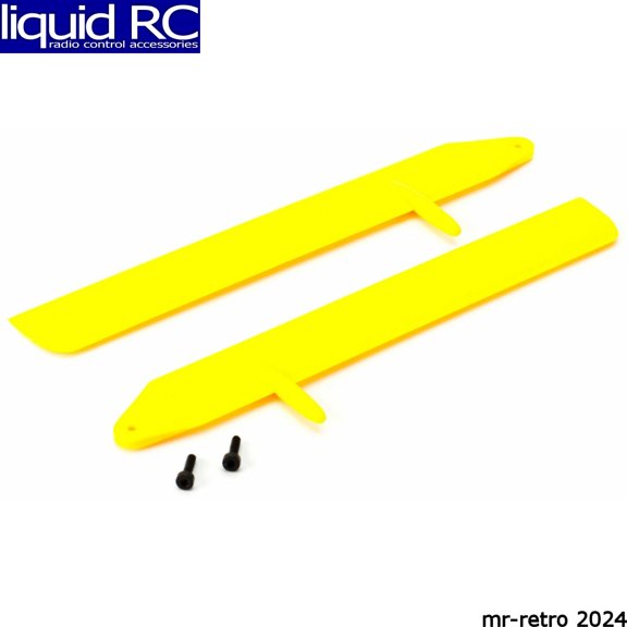 Blade Helis 3715YE Fast Flight Main Rotor Blade Set Yellow: 130 X
