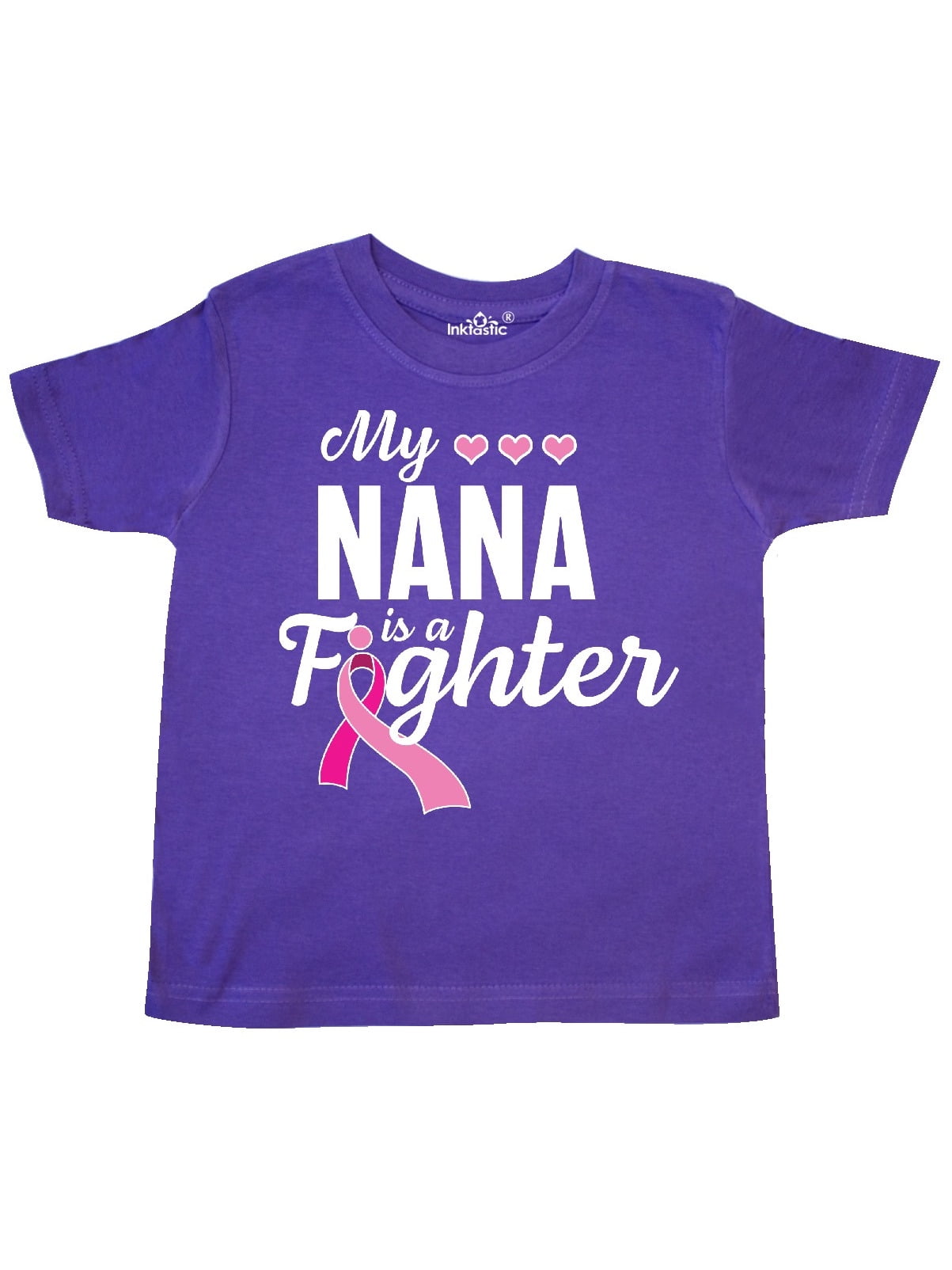 Breast Cancer Awareness My Nana is a Fighter Toddler T-Shirt - Walmart.com