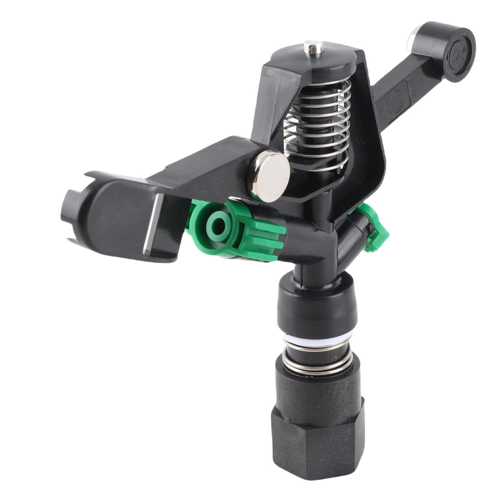 BIMZUC 5Pcs 3/4in DN20 Rotating Sprinkler Rocker Nozzle, High-Performance Garden Lawn Irrigation System for Large Area Agricultural Watering (32.8-65.6ft Spray Diameter)
