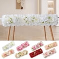 thumbnail image 3 of HEVIRGO Simulated Flowers Combo Artificial Flowers in Rows Realistic Faux Silk Flowers with Back Frame for DIY Wedding Arch Backdrop Party Decor, 3 of 8