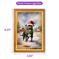 thumbnail image 5 of Hello Winter Pitbull Frosty Morning Walk Welcome Snowy Christmas Acrylic Plaque with Wood Photo Frame Box Terrier Dog Lover Light Box - 02018, 5 of 5