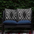 thumbnail image 1 of Fundas de almohada bohemias impermeables para exteriores, fundas de almohada geométricas para patio, jardín, juego de 2, 18 x 18 pulgadas Ofspeizc WMPH-1456-1, 1 of 8