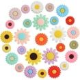thumbnail image 2 of 28Styles Sunflower Silicone Beads Daisy Shape Silicone Beads Silicone Focal Beads, 2 of 8