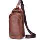 thumbnail image 1 of Bolso bandolera de cuero para hombre, resistente al agua, antirrobo, bandolera, bandolera, mochila, BULL CAPTAIN Paquete de cuero, 1 of 7